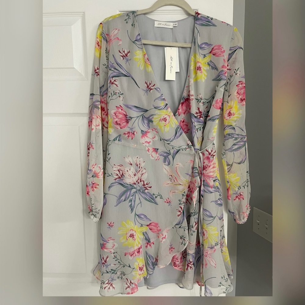 Spring floral dress